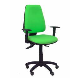 (14SBALI22B10RP) PIQUERAS Y CRESPO SILLA ELCHE S BALI VERDE PISTACHO BRAZOS REGULABLES RUEDAS DE PARQUE