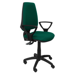 (14SBALI456BGOLF) PIQUERAS Y CRESPO SILLA ELCHE CP BRAZOS FIJOS TEJIDO BALI VERDE ESMERALDA