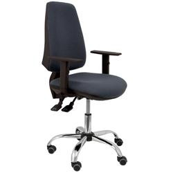 (14SBALI600CRBFRIT) PIQUERAS Y CRESPO SILLA ELCHE S 24H CP BRAZOS REGULABLES TEJIDO BALI COLOR GRIS OSCURO