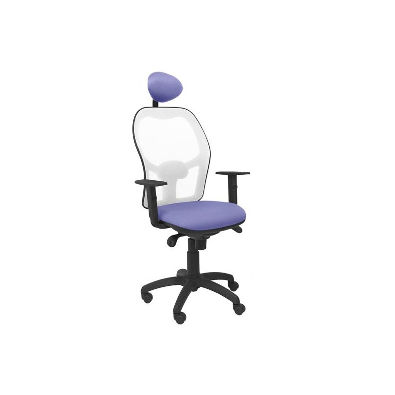 (15SBBALI261C) PIQUERAS Y CRESPO SILLA JORQUERA BRAZOS REGULABLES C/CABECERO FIJO MALLA BLANCA ASIENTO BALI AZUL CLARO (15SBBALI261C) PIQUERAS Y CRESPO SILLA JORQUERA BRAZOS REGULABLES C/CABECERO FIJO MALLA BLANCA ASIENTO BALI AZUL CLARO