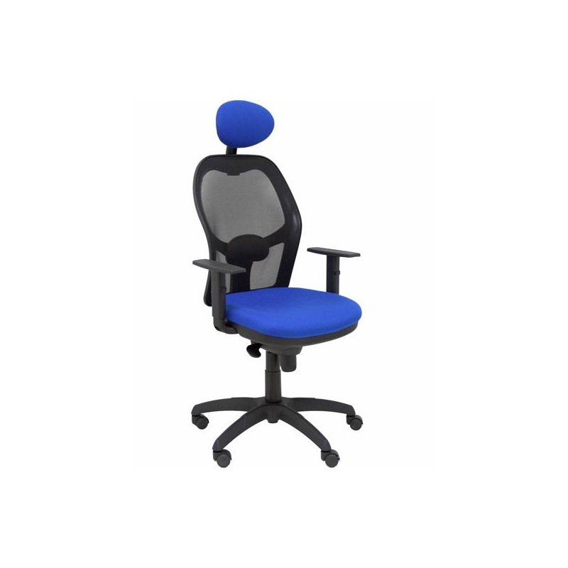 (15SNBALI229C) PIQUERAS Y CRESPO SILLA JORQUERA BRAZOS REGULABLES CABECERO FIJO MALLA NEGRA ASIENTO BALI AZUL (15SNBALI229C) PIQUERAS Y CRESPO SILLA JORQUERA BRAZOS REGULABLES CABECERO FIJO MALLA NEGRA ASIENTO BALI AZUL