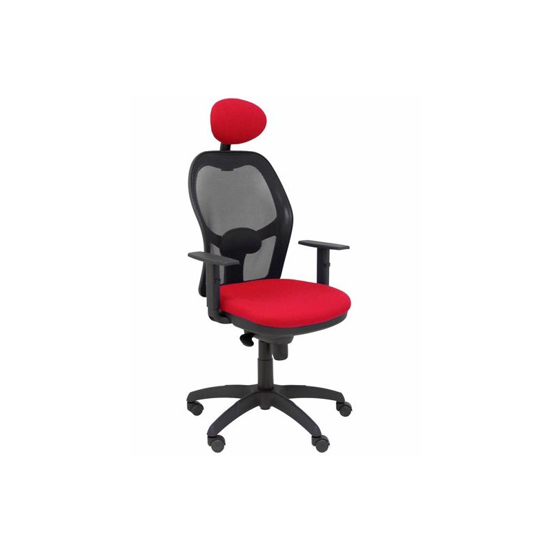 (15SNBALI350C) PIQUERAS Y CRESPO SILLA JORQUERA BRAZOS REGULABLES CABECERO FIJO MALLA NEGRA ASIENTO BALI ROJO (15SNBALI350C) PIQUERAS Y CRESPO SILLA JORQUERA BRAZOS REGULABLES CABECERO FIJO MALLA NEGRA ASIENTO BALI ROJO