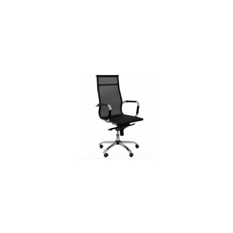 (203DBNE) PIQUERAS Y CRESPO SILLÓN BARRAX BASCULANTE REGULABLE/A BRAZOS/F RUEDAS DE GOMA MALLA NAILON NEGRO (203DBNE) PIQUERAS Y CRESPO SILLÓN BARRAX BASCULANTE REGULABLE/A BRAZOS/F RUEDAS DE GOMA MALLA NAILON NEGRO