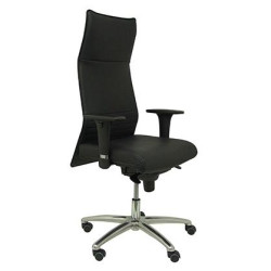 (206SSPNE) PIQUERAS Y CRESPO SILLÓN ALBACETE SEMIPIEL NEGRO