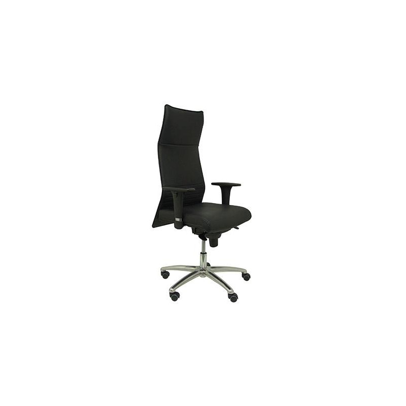 (206SSPNE) PIQUERAS Y CRESPO SILLÓN ALBACETE SEMIPIEL NEGRO