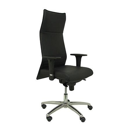 (206SSPNE) PIQUERAS Y CRESPO SILLÓN ALBACETE SEMIPIEL NEGRO