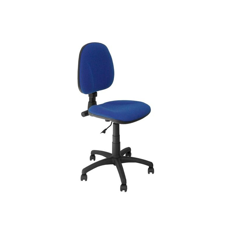 (267CPARAN229) PIQUERAS Y CRESPO SILLA ALCADOZO GIRATORIA CONTACTO PERMANENTE S/BRAZOS TEJIDO ARÁN AZUL