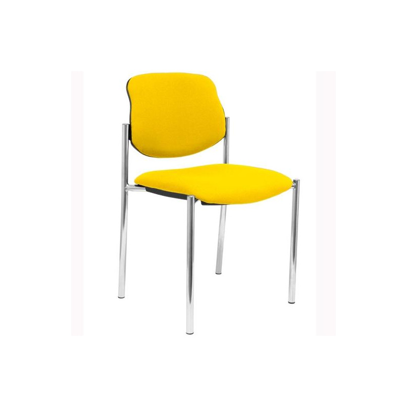 (27CRBALI100) PIQUERAS Y CRESPO SILLA FIJA STYL SIN BRAZOS CHASIS CROMO TEJIDO BALI AMARILLO (27CRBALI100) PIQUERAS Y CRESPO SILLA FIJA STYL SIN BRAZOS CHASIS CROMO TEJIDO BALI AMARILLO
