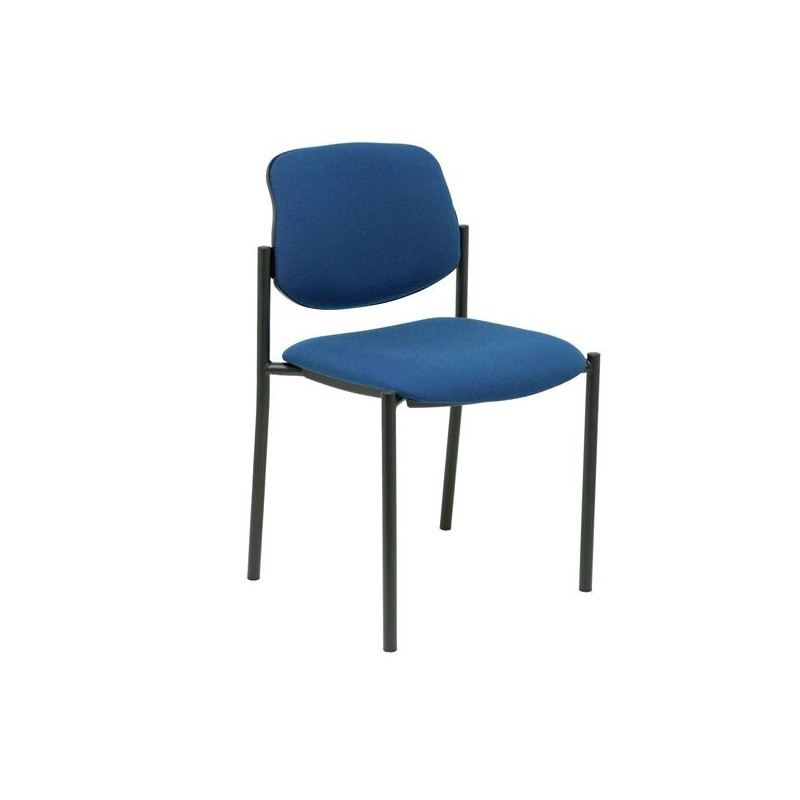 (27NBALI200) PIQUERAS Y CRESPO SILLA FIJA STYL S/BRAZOS CHASIS NEGRO TEJIDO BALI AZUL MARINO (27NBALI200) PIQUERAS Y CRESPO SILLA FIJA STYL S/BRAZOS CHASIS NEGRO TEJIDO BALI AZUL MARINO