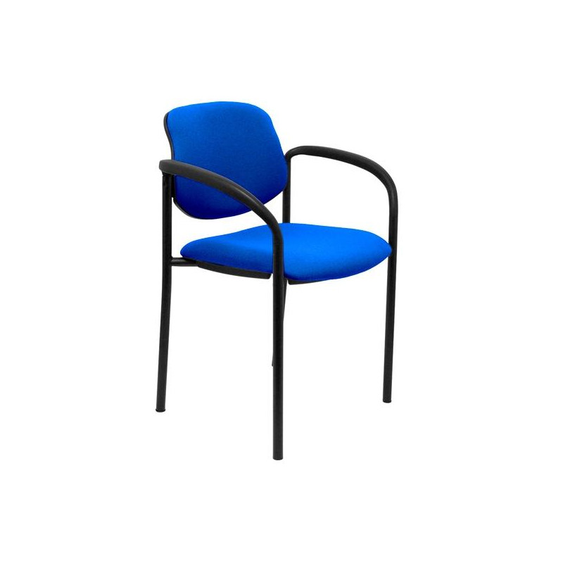 (27NBALI200CB) PIQUERAS Y CRESPO SILLA FIJA STYL B/FIJOS CHASIS NEGRO TEJIDO BALI AZUL MARINO (27NBALI200CB) PIQUERAS Y CRESPO SILLA FIJA STYL B/FIJOS CHASIS NEGRO TEJIDO BALI AZUL MARINO