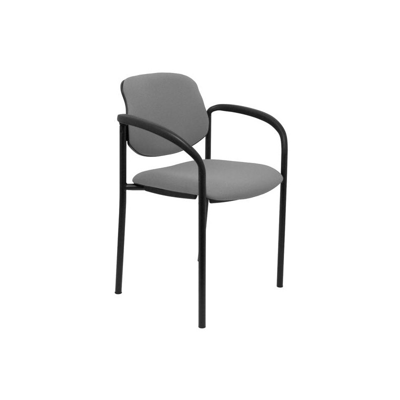 (27NBALI40CB) PIQUERAS Y CRESPO SILLA FIJA STYL B/FIJOS CHASIS NEGRO TEJIDO BALI GRIS (27NBALI40CB) PIQUERAS Y CRESPO SILLA FIJA STYL B/FIJOS CHASIS NEGRO TEJIDO BALI GRIS