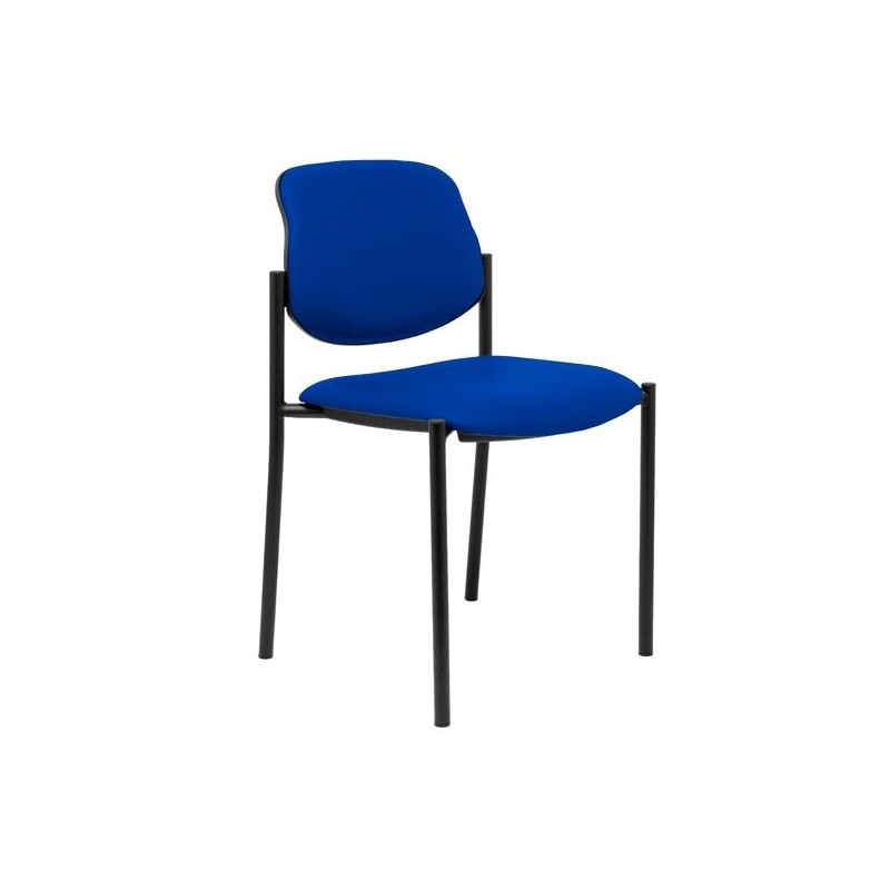 (27NSPAZ) PIQUERAS Y CRESPO SILLA FIJA STYL S/BRAZOS CHASIS NEGRO TAPIZADO SIMILPIEL AZUL (27NSPAZ) PIQUERAS Y CRESPO SILLA FIJA STYL S/BRAZOS CHASIS NEGRO TAPIZADO SIMILPIEL AZUL