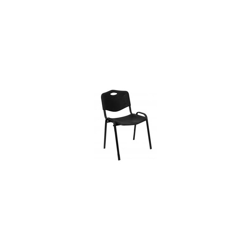 (PACK426INE) PIQUERAS Y CRESPO PACK DE 4 SILLAS FIJAS APILABLES ISO ASIENTO Y RESPALDO PVC NEGRO (PACK426INE) PIQUERAS Y CRESPO PACK DE 4 SILLAS FIJAS APILABLES ISO ASIENTO Y RESPALDO PVC NEGRO