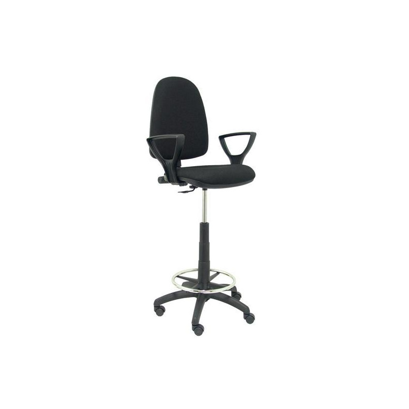(T04CPBALI840BGOLF) PIQUERAS Y CRESPO TABURETE AYNA B/FIJOS REGULABLE EN ALTURA Y ARO REPOSAPIÉS TAPIZADO BALI NEGRO (T04CPBALI840BGOLF) PIQUERAS Y CRESPO TABURETE AYNA B/FIJOS REGULABLE EN ALTURA Y ARO REPOSAPIÉS TAPIZADO BALI NEGRO