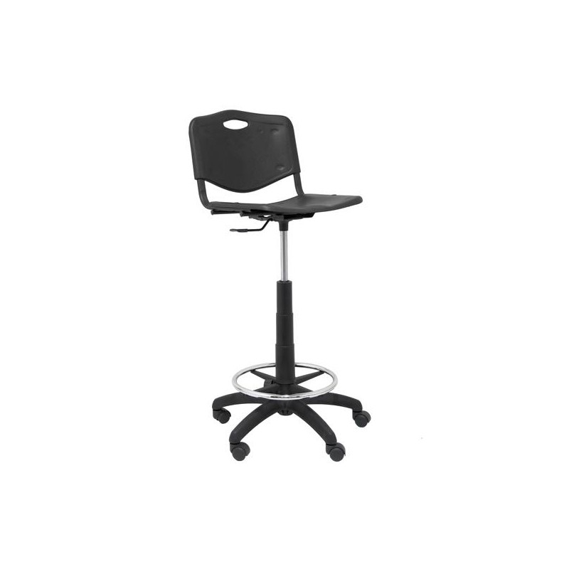 (T26GNI840RN) PIQUERAS Y CRESPO TABURETE ROBLEDO PVC NEGRO (T26GNI840RN) PIQUERAS Y CRESPO TABURETE ROBLEDO PVC NEGRO