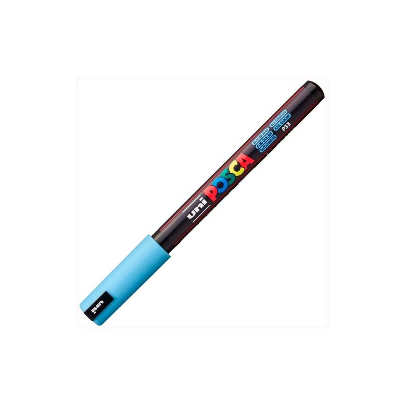 (317974000) POSCA MARCADOR PC-1MR NO PERMANENTE PUNTA EXTRAFINA 0.7MM AZUL GLACIAR (317974000) POSCA MARCADOR PC-1MR NO PERMANENTE PUNTA EXTRAFINA 0.7MM AZUL GLACIAR