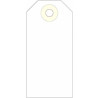 (121374) APLI ETIQUETAS COLGANTES C/ARANDELA 100X51MM CAJA DE 1000 CREMA