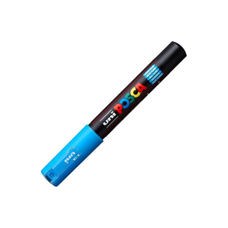 (285031000) POSCA MARCADOR PC-1M NO PERMANENTE PUNTA FINA 0.7-1MM AZUL CLARO (285031000) POSCA MARCADOR PC-1M NO PERMANENTE PUNTA FINA 0.7-1MM AZUL CLARO