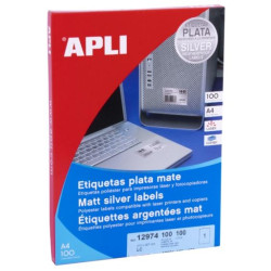 (12974) APLI ETIQUETAS ADHESIVAS METALIZADAS 210