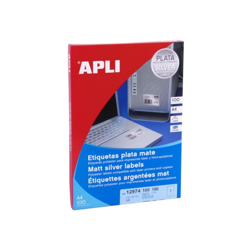 (12974) APLI ETIQUETAS ADHESIVAS METALIZADAS 210 (12974) APLI ETIQUETAS ADHESIVAS METALIZADAS 210