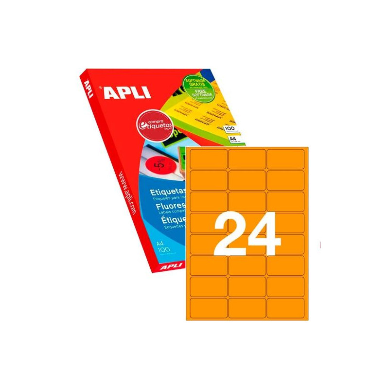 (12982) APLI ETIQUETAS ADHESIVAS 64X33