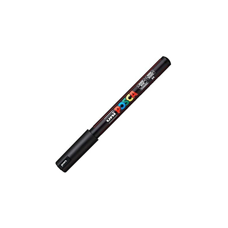 (289827000/317842000) POSCA MARCADOR PC-1MR NO PERMANENTE PUNTA EXTRAFINA 0.7MM NEGRO (289827000/317842000) POSCA MARCADOR PC-1MR NO PERMANENTE PUNTA EXTRAFINA 0.7MM NEGRO