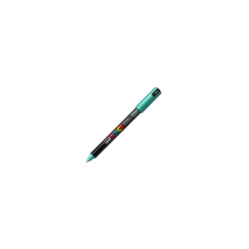 (289843000/317867000) POSCA MARCADOR PC-1MR NO PERMANENTE PUNTA EXTRAFINA 0.7MM VERDE METÁLICO (289843000/317867000) POSCA MARCADOR PC-1MR NO PERMANENTE PUNTA EXTRAFINA 0.7MM VERDE METÁLICO