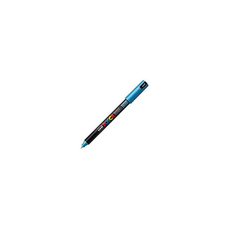(289892000/317917000) POSCA MARCADOR PC-1MR NO PERMANENTE PUNTA EXTRAFINA 0.7MM AZUL METÁLICO (289892000/317917000) POSCA MARCADOR PC-1MR NO PERMANENTE PUNTA EXTRAFINA 0.7MM AZUL METÁLICO