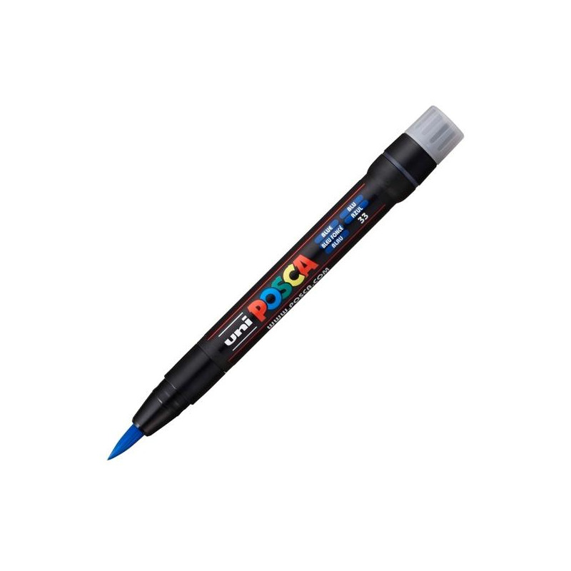 (300392000) POSCA MARCADOR PCF-350 NO PERMANENTE PUNTA ACRÍLICA ESTILO PINCEL AZUL (300392000) POSCA MARCADOR PCF-350 NO PERMANENTE PUNTA ACRÍLICA ESTILO PINCEL AZUL