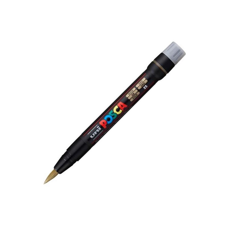 (300400000) POSCA MARCADOR PCF-350 NO PERMANENTE PUNTA ACRÍLICA ESTILO PINCEL ORO (300400000) POSCA MARCADOR PCF-350 NO PERMANENTE PUNTA ACRÍLICA ESTILO PINCEL ORO