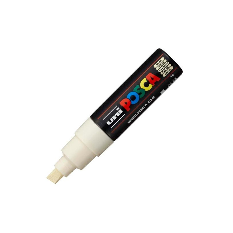 (300574000) POSCA MARCADOR PC-8K NO PERMANENTE PUNTA BISELADA 8.0MM MARFIL (300574000) POSCA MARCADOR PC-8K NO PERMANENTE PUNTA BISELADA 8.0MM MARFIL