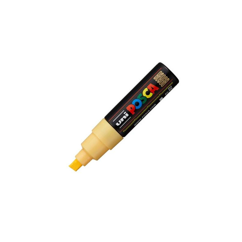 (300673000) POSCA MARCADOR PC-8K NO PERMANENTE PUNTA BISELADA 8.0MM NARANJA CLARO FLUOR (300673000) POSCA MARCADOR PC-8K NO PERMANENTE PUNTA BISELADA 8.0MM NARANJA CLARO FLUOR