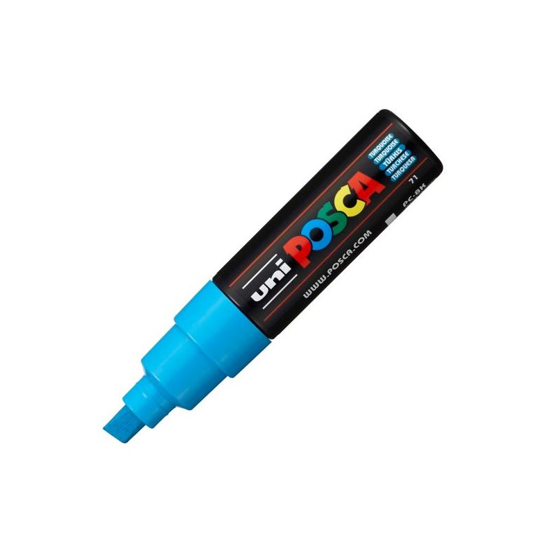 (300681000) POSCA MARCADOR PC-8K NO PERMANENTE PUNTA BISELADA 8.0MM TURQUESA (300681000) POSCA MARCADOR PC-8K NO PERMANENTE PUNTA BISELADA 8.0MM TURQUESA