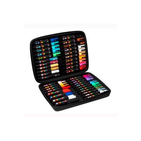 (302422304) POSCA MALETÍN PREMIUM NEOPRENO MARCADOR  SURTIDO 40P