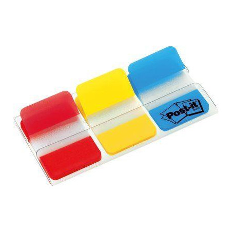 (7000146810) POST-IT INDEX RIGIDO ROJO AZUL AMARILLO - 3 DISPENSADORES STD 3X22