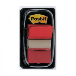 (7100089833 / 680-1) POST-IT INDEX 680 DISPENSADOR 1X50 ROJO -12U-