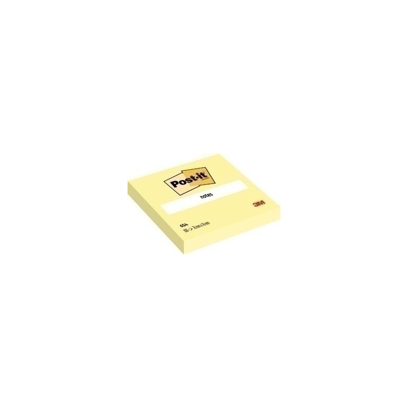 (7100233248) POST-IT BLOCS NOTAS 654 100H 76X76 CANARY YELLOW (7100233248) POST-IT BLOCS NOTAS 654 100H 76X76 CANARY YELLOW