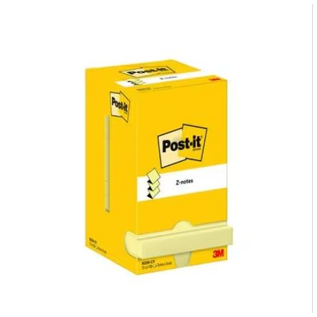 (7100290167) POST-IT BLOCS Z-NOTAS 100 HOJAS CANARY YELLOW 76X76  -PACK 12-