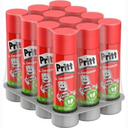 (1584625/500605) PRITT PEGAMENTO EN BARRA 22GR TRANSPARENTE PACK -12 UD-