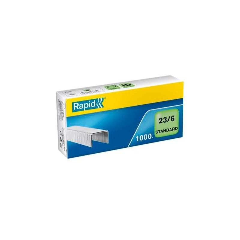 (24869100) RAPID GRAPAS ESTÁNDAR 23/6 GALVANIZADAS -CAJA DE 1000- (24869100) RAPID GRAPAS ESTÁNDAR 23/6 GALVANIZADAS -CAJA DE 1000-