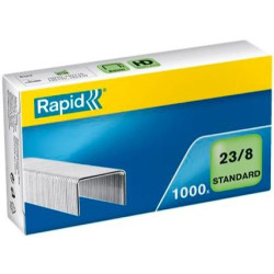 (24869200) RAPID GRAPAS ESTÁNDAR 23/8 GALVANIZADAS -CAJA DE 1000-
