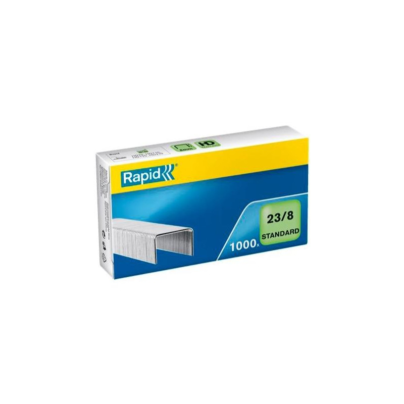 (24869200) RAPID GRAPAS ESTÁNDAR 23/8 GALVANIZADAS -CAJA DE 1000- (24869200) RAPID GRAPAS ESTÁNDAR 23/8 GALVANIZADAS -CAJA DE 1000-