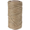 (13125) APLI BOBINA DE CUERDA DE CÁÑAMO 80M 100GR MARRÓN