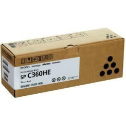 (408184) RICOH CARTUCHO DE TÓNER NEGRO SPC360HE