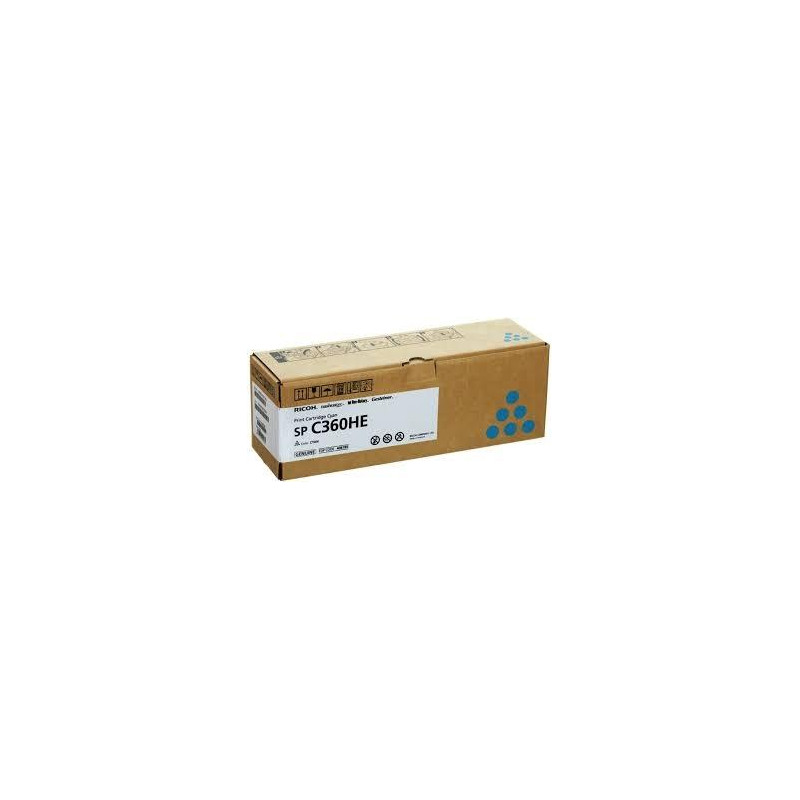 (408185) RICOH CARTUCHO DE TÓNER CIAN SPC360HE (408185) RICOH CARTUCHO DE TÓNER CIAN SPC360HE