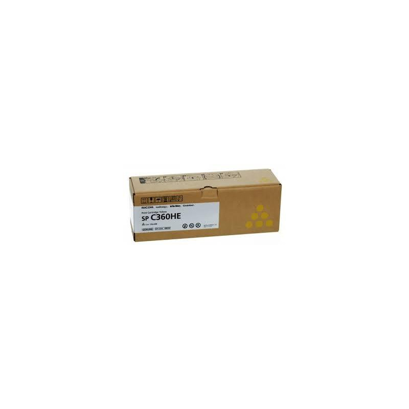 (408187) RICOH CARTUCHO DE TÓNER AMARILLO SPC360HE (408187) RICOH CARTUCHO DE TÓNER AMARILLO SPC360HE