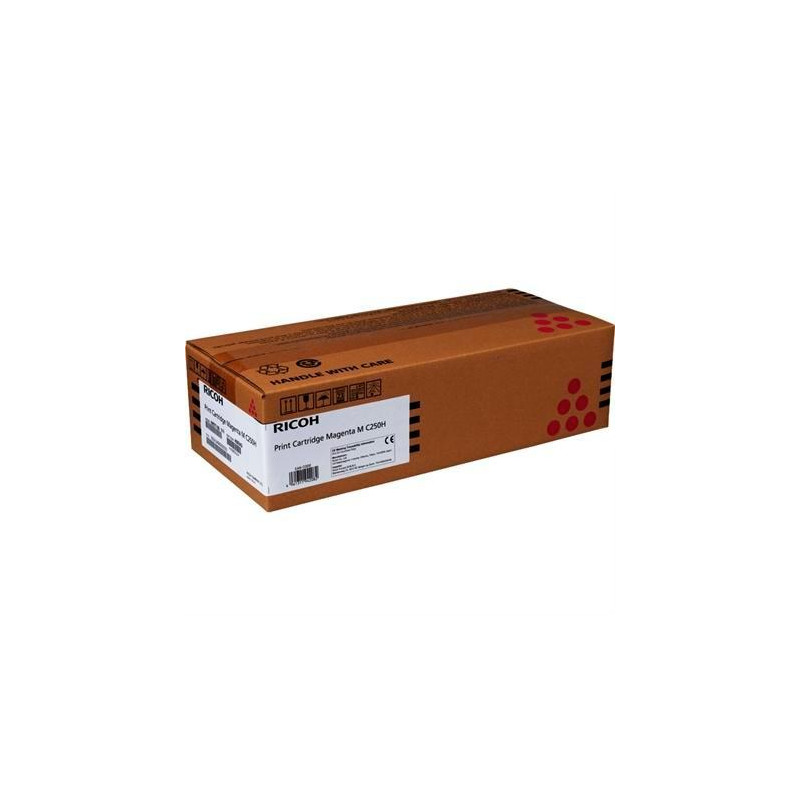 (408342) RICOH TONER MAGENTA TIPO 250 H P C301W Y M C250FW (NO VALIDOS PARA LA MAQUINA CON TERMINACION B) (408342) RICOH TONER MAGENTA TIPO 250 H P C301W Y M C250FW (NO VALIDOS PARA LA MAQUINA CON TERMINACION B)