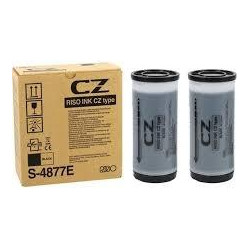 (S-4877E) RISO TINTA NEGRO CZ180 (PACK 2)