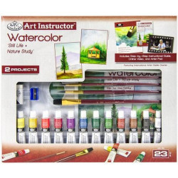 (AIS-105) ROYAL LANGNICKEL JUEGO DE PINTURAS ACUARELA ART INSTRUCTOR