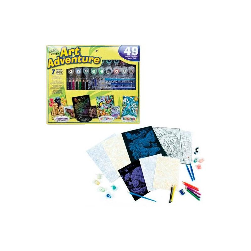 (AVS-101) ROYAL LANGNICKEL JUEGO DE ARTE ADVENTURE SUPER VALUE 7 PROYECTOS (AVS-101) ROYAL LANGNICKEL JUEGO DE ARTE ADVENTURE SUPER VALUE 7 PROYECTOS
